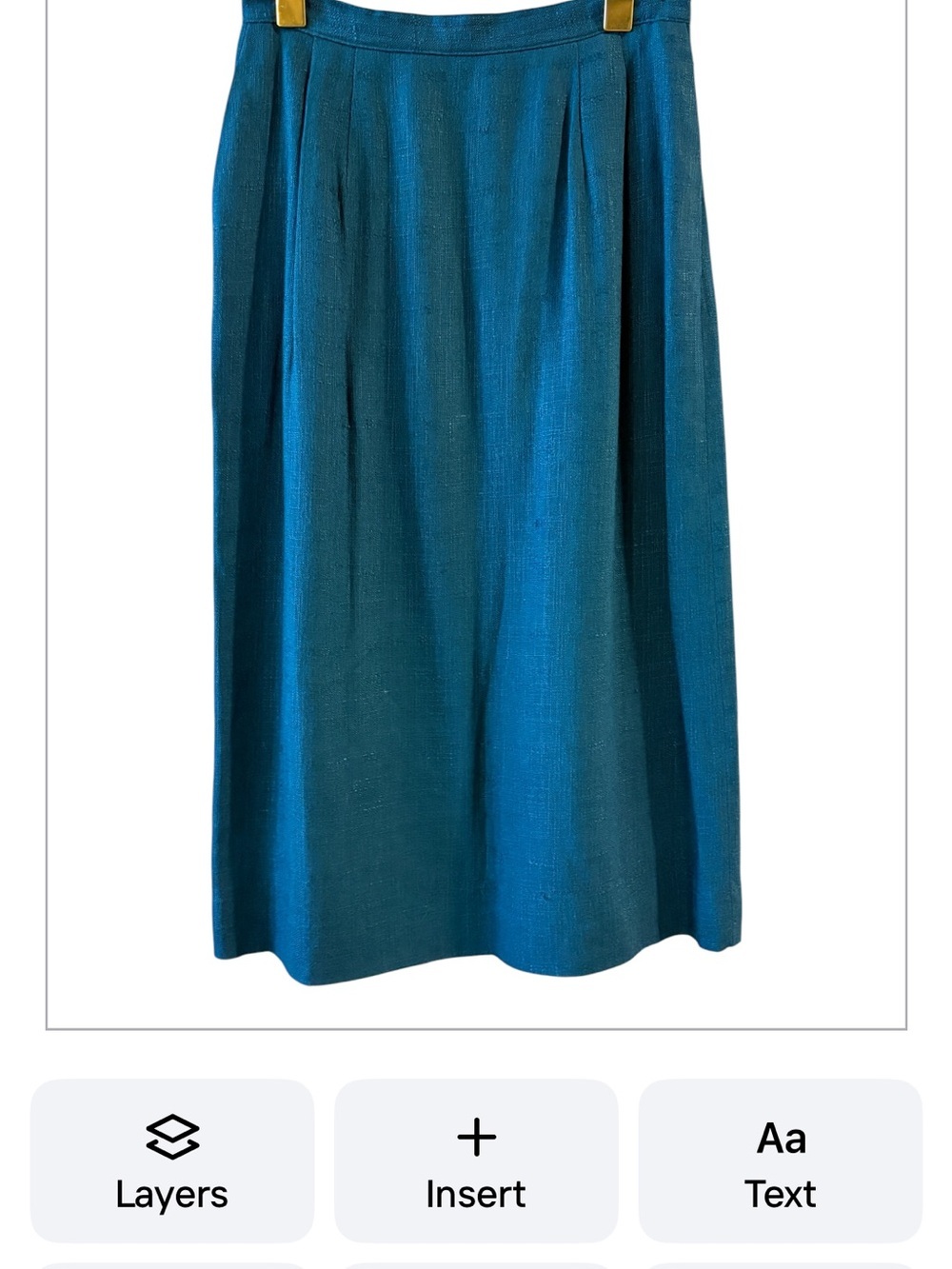 Vintage Christian Dior The Suit Teal Skirt Suit Set Size 10 Made in USA - Picture 5 of 16